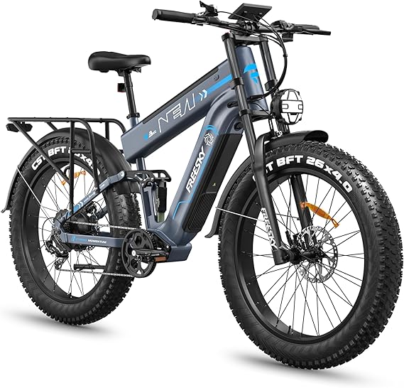 FREESKY Dual Battery Electric Bike for Adults